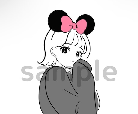シンプル︎✦︎おしゃれな線画風イラスト描きます