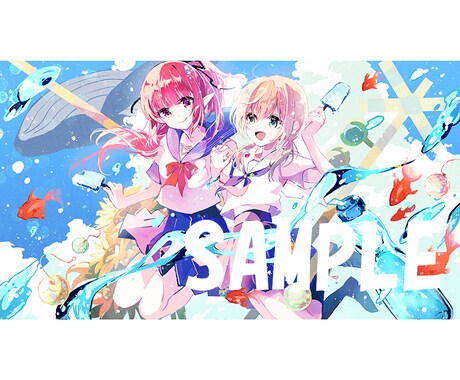 ＭＶイラスト・サムネ制作いたします ★しっかりしたヒアリングを大切にしています★ イメージ2