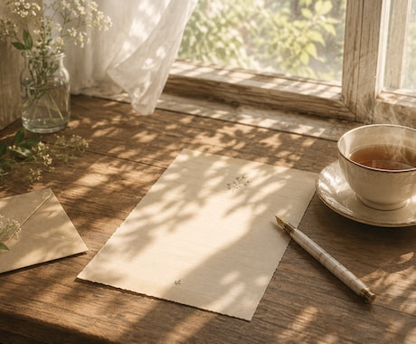 sheyou letter*~ 大切にお返事します 言葉で繋がり、そっと寄り添う。手紙を交わすようなやりとりを。 イメージ2
