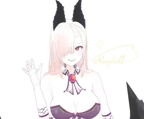 VRChat・Vtuberモデルを作成いたします 有名キャラ・イラストの合体デザインも作成・依頼できます！ イメージ2