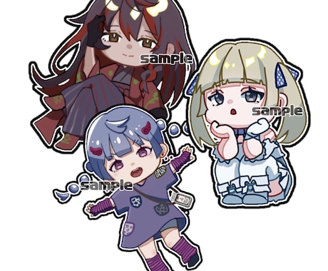 デフォルメイラスト描きます デフォルメイラスト1500円~ イメージ2