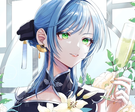 イラスト全般お受けします 立ち絵／歌ってみたイラスト／一枚絵など イメージ1