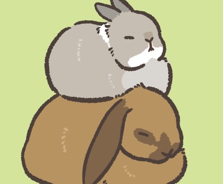 ペットイラストをお描きします SNSアイコンなどに！可愛さをふんわりしたタッチで表現します イメージ1