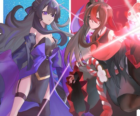 オリジナルキャラクター立ち絵作成します イメージ1