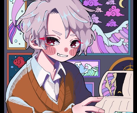 あなただけのSNSのアイコン描きます 版権、創作どちらでも受け付けております！ イメージ1