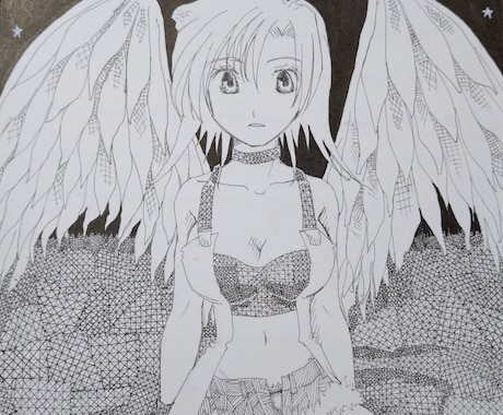オリジナルの漫画やアニメ等の様な1枚絵を描きます 漫画や、アニメの様な見開きの1枚絵のキャラクターの様な絵 イメージ1