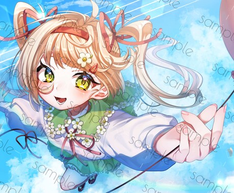 可愛いイラスト制作いたします ★アイコン、ヘッダーなど★気軽にご相談下さい★ イメージ2