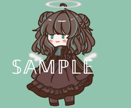 オリジナルのちびキャラ作成いたします ゆるっとした等身でちまっとかわいい イメージ2