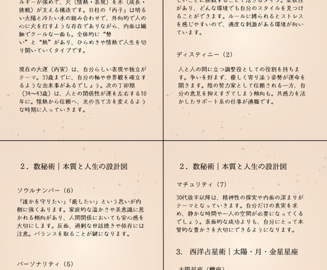 自分解剖書【プレミアムプラン】作成します 自分を深く知る、あなた専用の特別な一冊 イメージ2