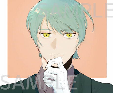 格好良い男の子イラスト作成します 一枚絵、アイコン、TRPGイラスト等に便利！ イメージ1