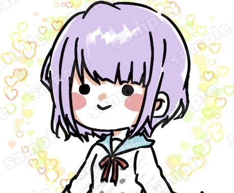 即日可！ゆるっと可愛いデフォルメアイコン描きます あなたをゆるっと可愛いくデフォルメ可します！ イメージ2
