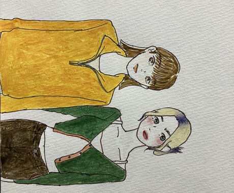 リクエストいただいたイラスト、描きます リアル目のイラストが得意です、珍しいですがアナログで描きます イメージ2