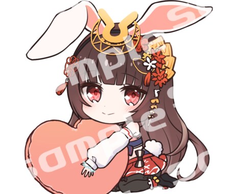 デフォルメキャラクターをお描きします LINEスタンプ、配信活動、グッズなど イメージ2