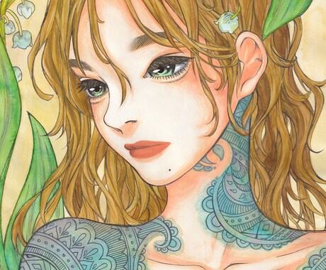 水彩で世界観のあるイラスト製作いたします イメージ1