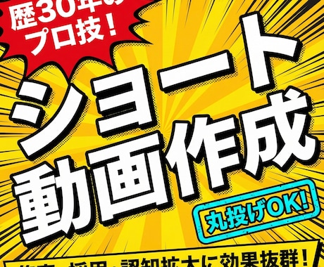 ショート動画をつくります 1995年から動画編集歴30年のショート動画製作 イメージ1