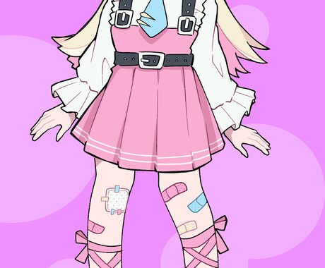 地雷系・病みかわ女の子イラスト制作します オリキャラ・創作女子向けにどうぞ！最短即日納品です！ イメージ2
