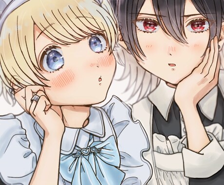 SNSアイコン、似顔絵描きます かわいいアイコンが２週間以内に納品‼️ イメージ2