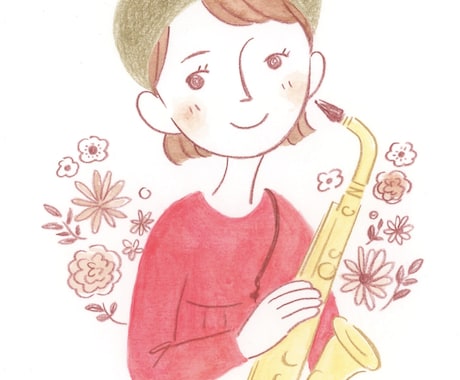 シンプルなアナログ似顔絵提供いたします ヨーロピアンテイストのシンプルスッキリなテイストです☺︎ イメージ1