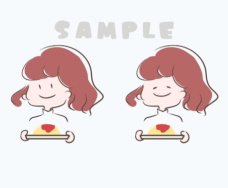 パッと笑顔に！シンプルでゆる可愛いアイコン描きます 商用◎表情差分1つセット！個性が光るアイコンいかがですか！ イメージ2