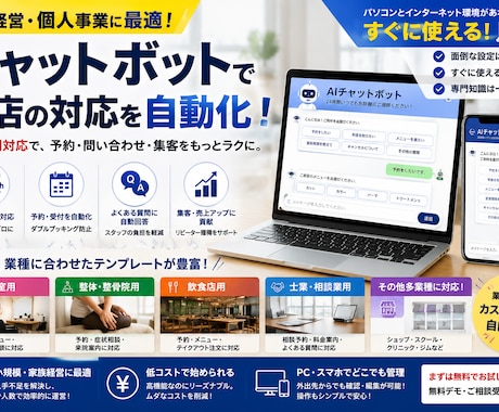 美容室・飲食店・整体など電話自動予約システムます お客様のご希望に沿ってカスタマイズします。 イメージ1