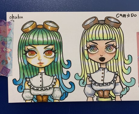 SNSなどのアイコンイラスト作成をします 色使い濃いめなイラストでイメージキャラクターはいかがですか？ イメージ2