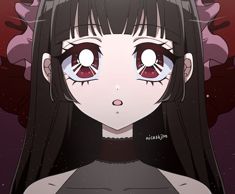 レトロアニメ風イラスト描きます キラキラレトロアニメ風イラストの