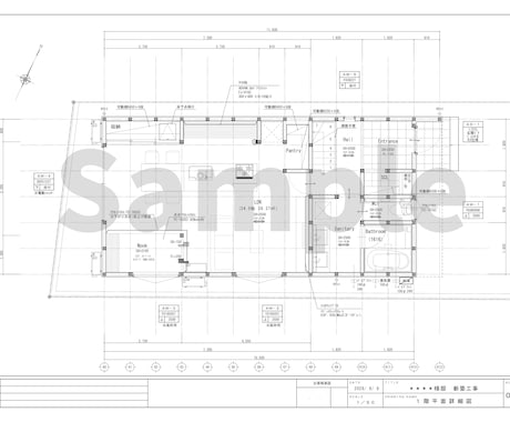 建築図面をJW CADでトレース・CAD化します 女性建築士が迅速・丁寧に作図致します◎ イメージ2