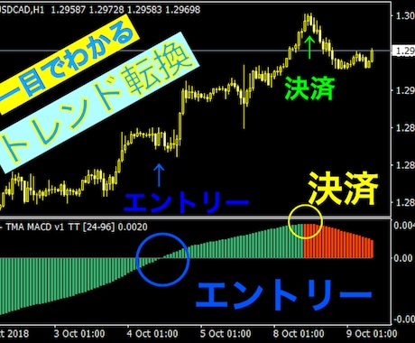 FXトレンド転換を一目で判断出来るツール紹介します 海外プロ御用達、知る人ぞ知るインジケーター！！ イメージ1