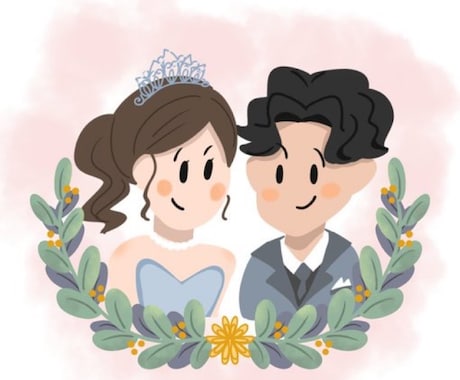 ウェルカムボードイラスト描きます ウェルカムボードや記念日イラスト、似顔絵ギフトに！ イメージ2