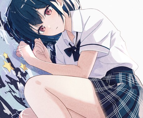 一枚絵、アイコン、キャラデザなど幅広く対応します あなたの思い描く理想を形にします イメージ1