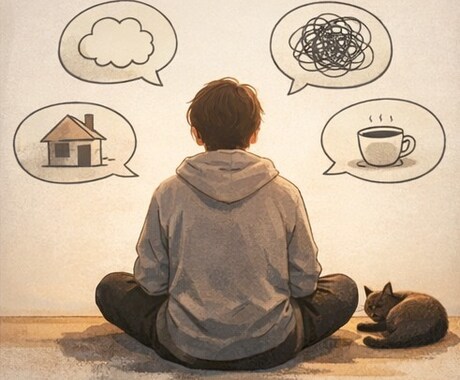 今の生活や気持ちを、ただ話して整理します 普通って何だろう？自分は変なのかな…を一緒に整理します イメージ1