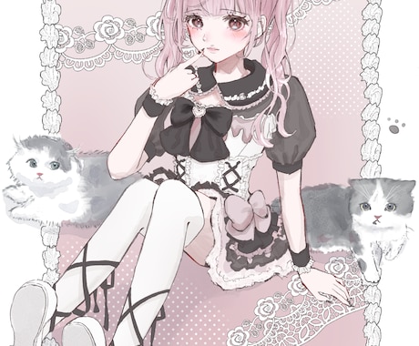 アイコンや立ち絵、MV等のイラストを描きます あなたのお気に入りの1枚を描かせてください！ イメージ2