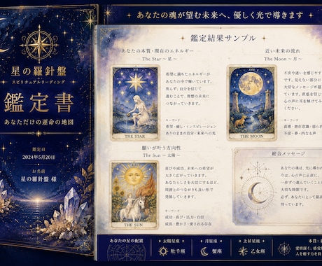 水彩タロットで恋愛/仕事/人生を鑑定します 水彩画のタロットイラスト付き、心に残る鑑定書を作成します イメージ2