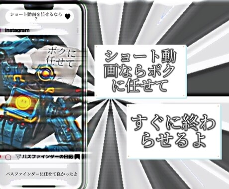 YouTubeのショート動画の編集をします イメージ1