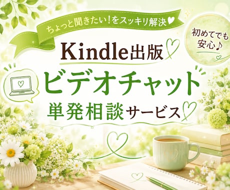 Kindle出版☆60分なんでも相談承ります KDP登録・アカウント設定・出版申請まで丁寧にサポートします イメージ1