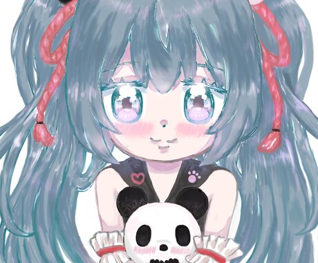 SNSアイコンや鑑賞など★可愛いミニキャラ描きます SNSのアイコンやミニキャラ普通頭身お好みで描かせて頂きます イメージ1
