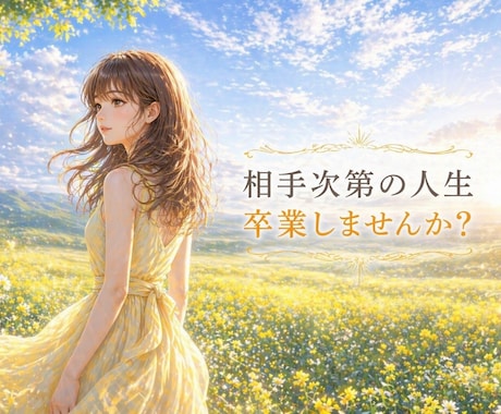 相手次第の人生を卒業するサポートをします もう相手に振り回される人生、終わりにしませんか？ イメージ1