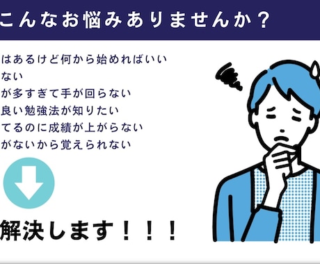 現役医大生があなたの勉強に１ヶ月間寄り添います 勉強方法・計画、その他相談など1ヶ月間サポート！ イメージ2