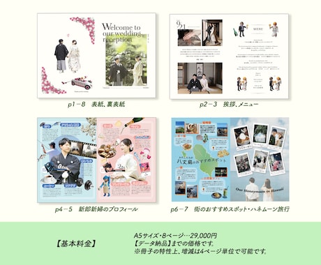 フルオーダーデザインのプロフィールブックを作ります デザインのご要望伺います！【修正無制限であんしん！】 イメージ2