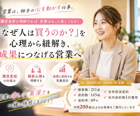 即決営業の悩み聞きます イメージ1