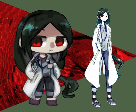 SD/ミニキャラ描きます あなたのキャラクターをデフォルメ化！ イメージ2