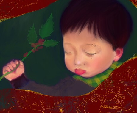 うちの子イラスト描きます ペットやお子さんのちょっとリアルな似顔絵をお描きします！ イメージ1