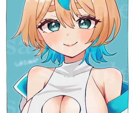 SNS映え アイコン・サムネイル描きます キラキラかわいいお顔を描くのが得意です！ イメージ2