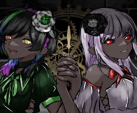 アイコンイラスト等描きます 歌い手様のサムネイルイラスト受付実績あります イメージ2