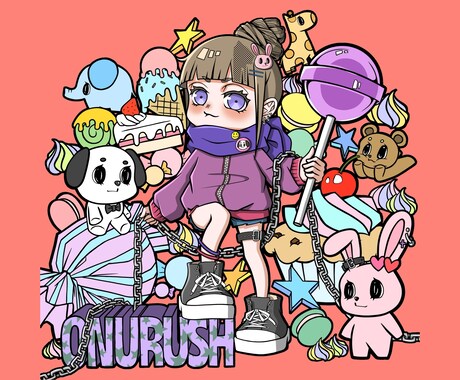 各種イラスト　一枚絵、グッズ、立ち絵等、描きます SNS、Vtuberさん、ヘッダー、サムネ、各種活動用 イメージ2