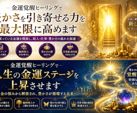 金運覚醒ヒーリングで豊かさを引き寄せる力を高めます 金運の可能性を開放し、収入・仕事・豊かさの流れを加速させます イメージ2