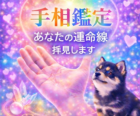 手相鑑定｜あなたの運命線どう変わるか丁寧に視ます 手相鑑定｜即日鑑定　気になるテーマ1つ丁寧に拝見します イメージ1