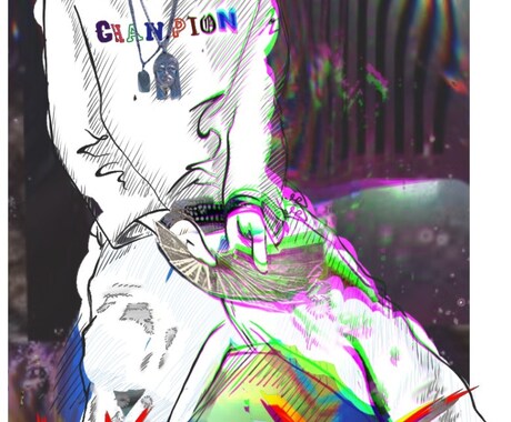 曲がった世界なイラスト描きます インスタ映え◎アイコンにも◎少々げちょ曲がった世界を^ ^ イメージ2