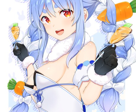 萌えキャラ一枚絵などを描きます アイコンやサムネイルなどにどうですか イメージ1