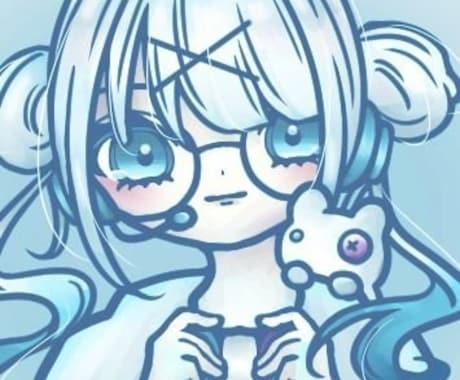 SNS用のアイコンイラストを作成します あなたイメージをそのままイラストに！ イメージ1